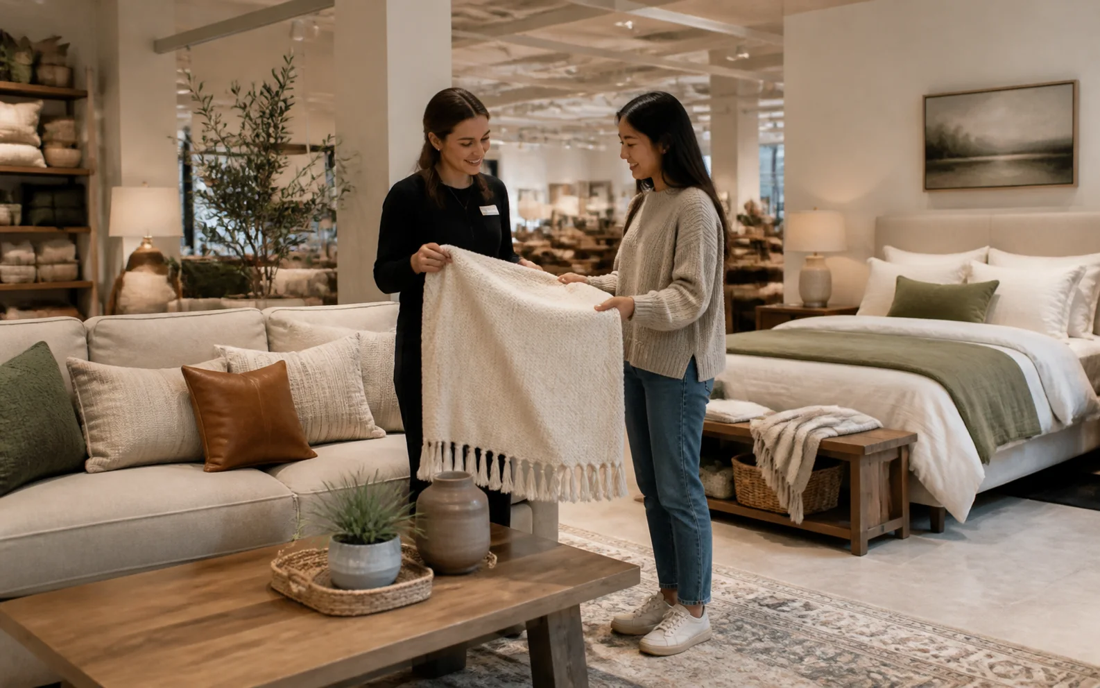 Home and living — furniture and decor in a welcoming home