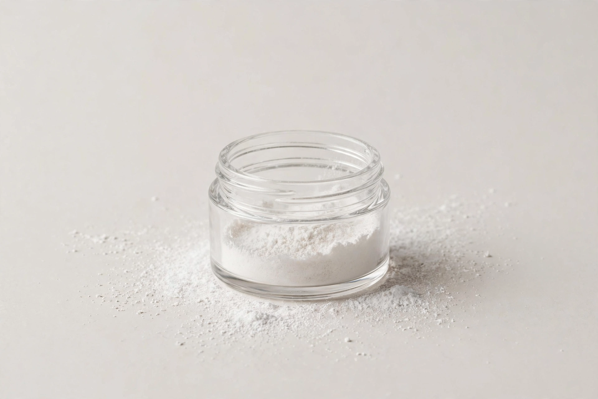 Hair texture powder jar
