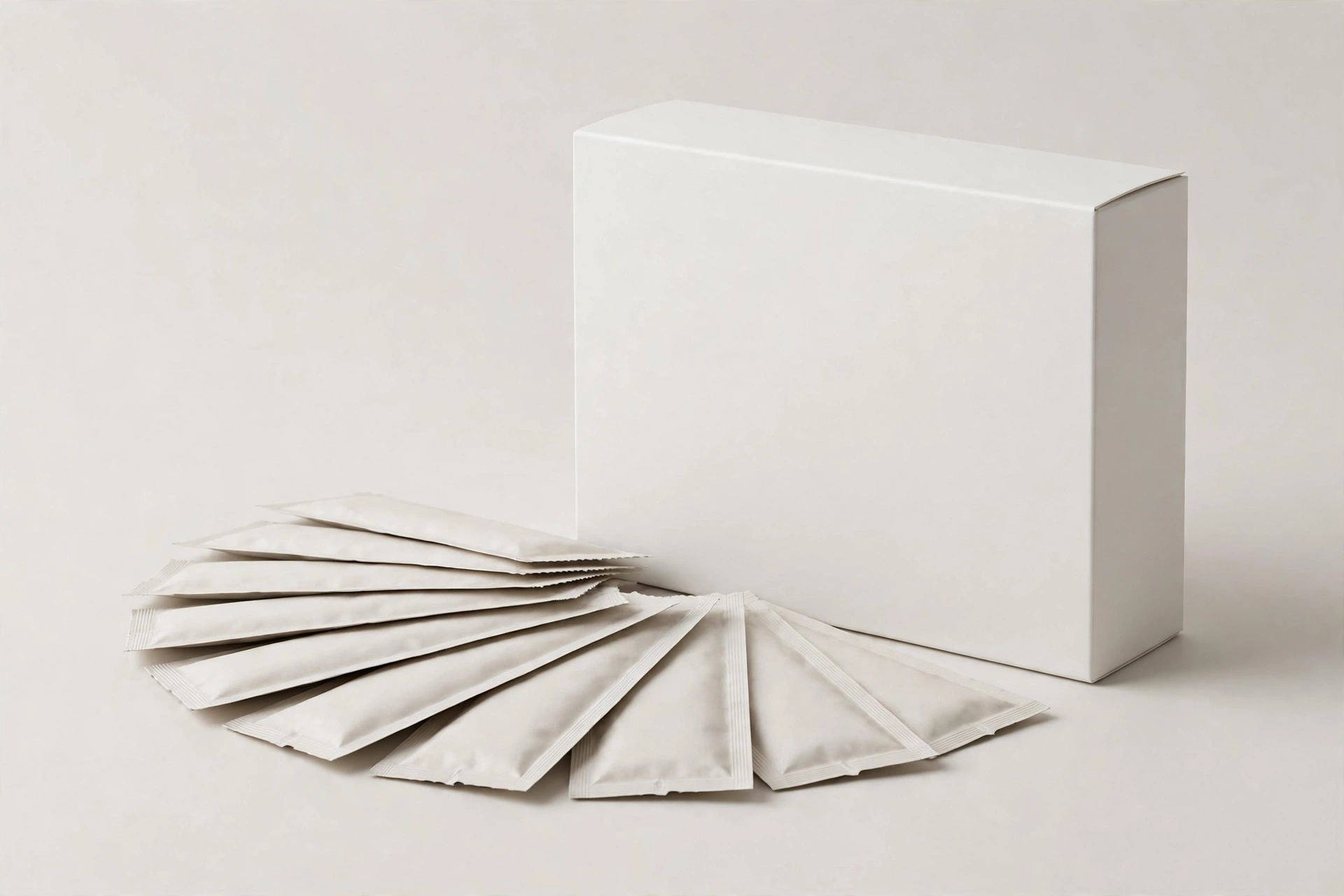 Nasal sinus rinse sachets box